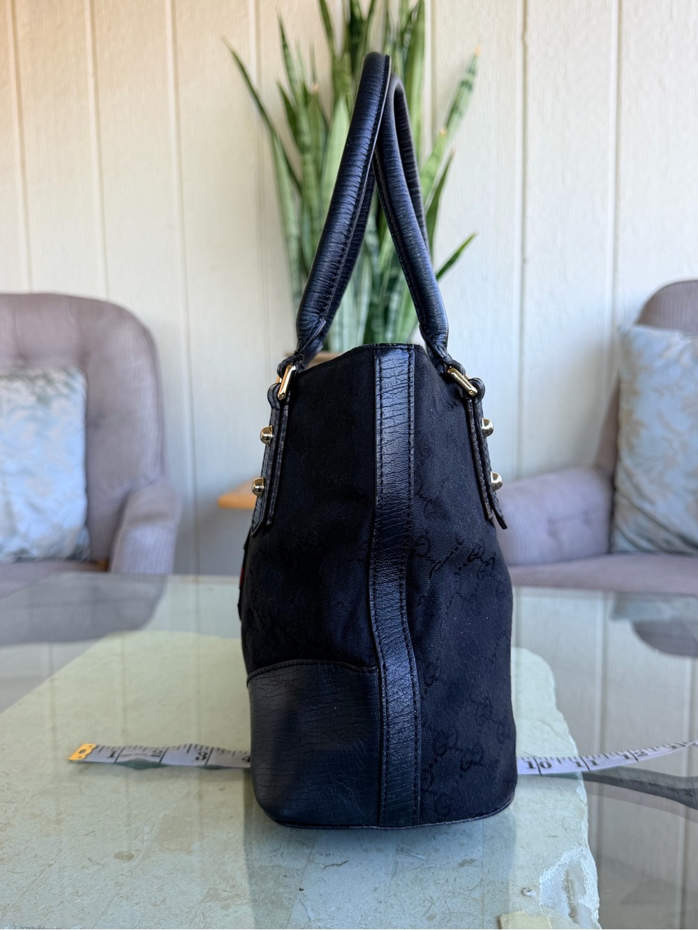 Gucci Sherry line In Black Shoulder Bag💝💝💝 - Picture 5 of 9